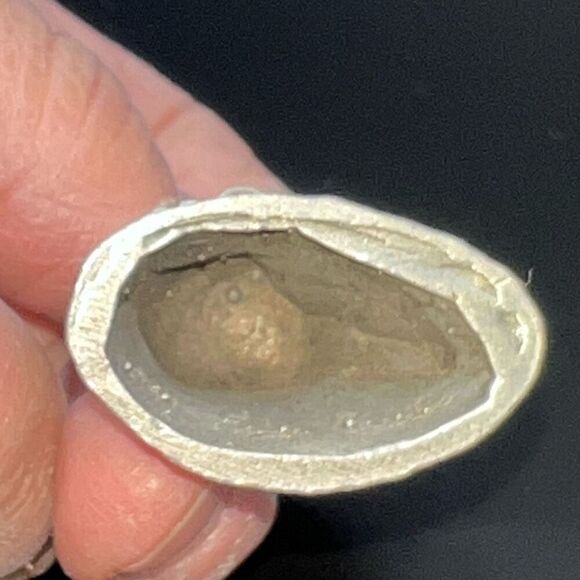 Vintage Mini Pewter? Metal Lady With Duck Silver Tone Collectable Dollhouse - Picture 7 of 7